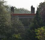 Het ateliergedeelte ligt aan de parkzijde van het pand.
<br/>
Richard Keijzer, 2014-09-20